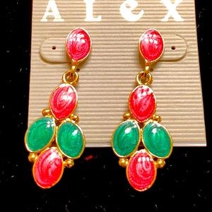 Costume Dangle earrings by Alex